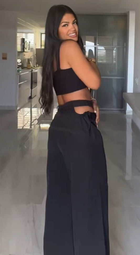 Sexy Cut Out Pant